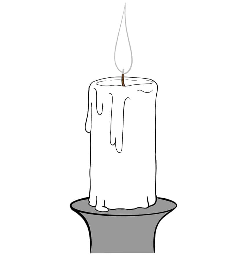 Candle Sketch 6