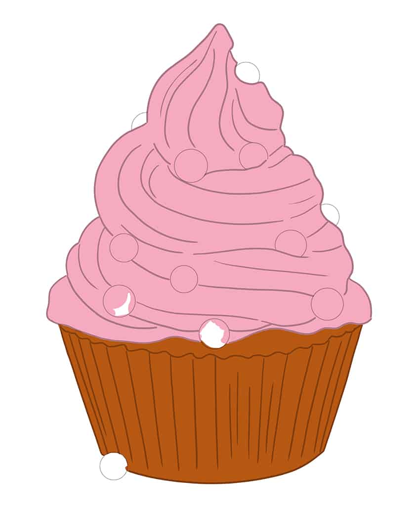 Cupcake Sketch 6