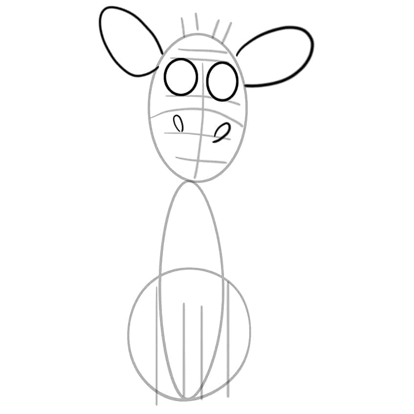 Giraffe Drawing 05