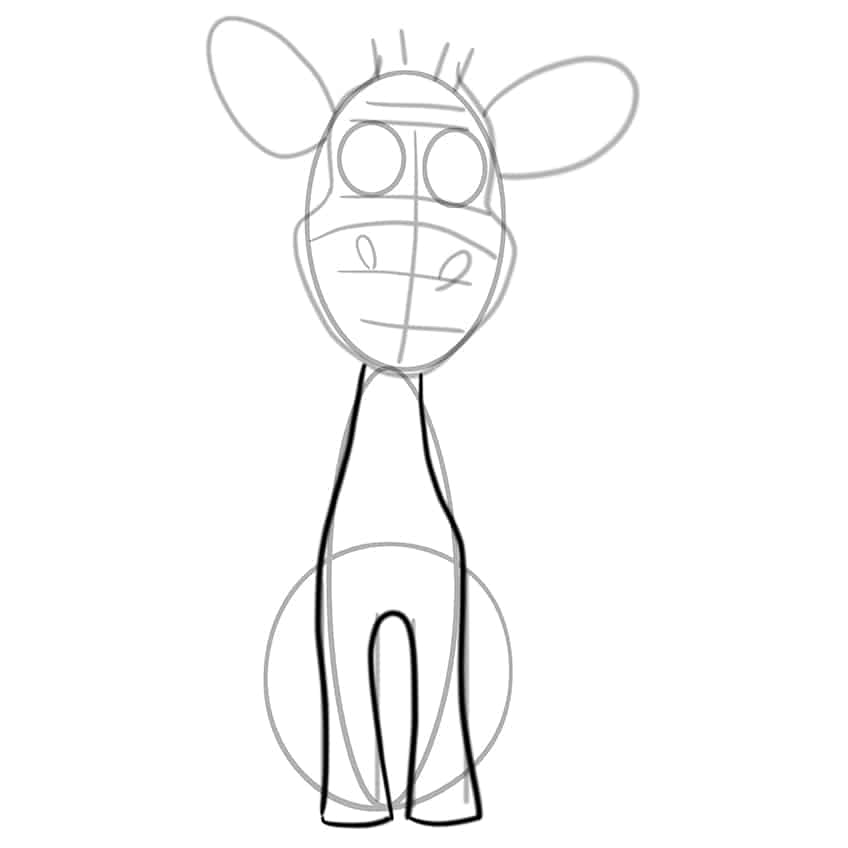 Giraffe Drawing 07