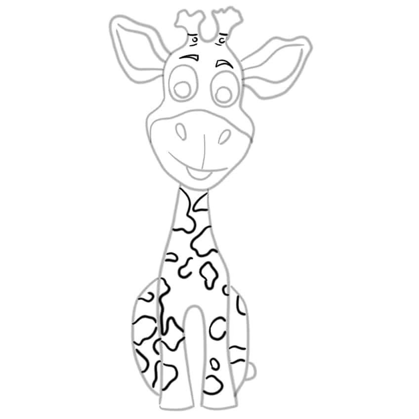 Giraffe Drawing 11