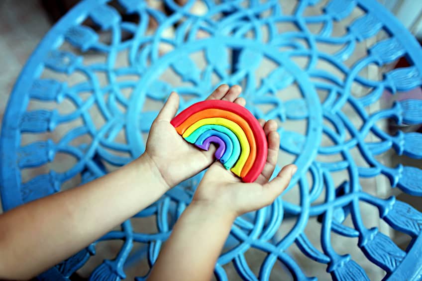 Polymer Clay Rainbow Idea