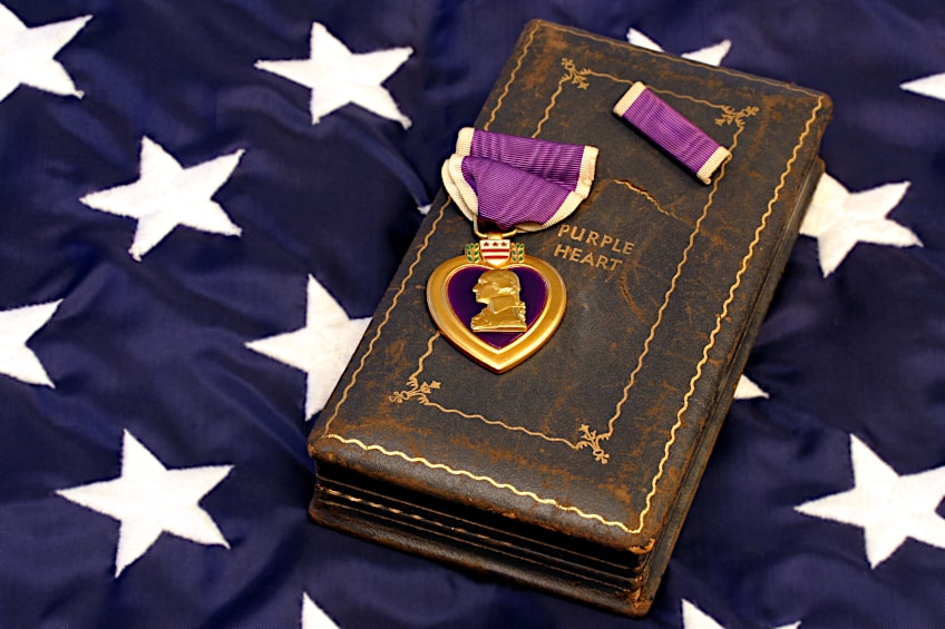 Purple Heart Military Medal