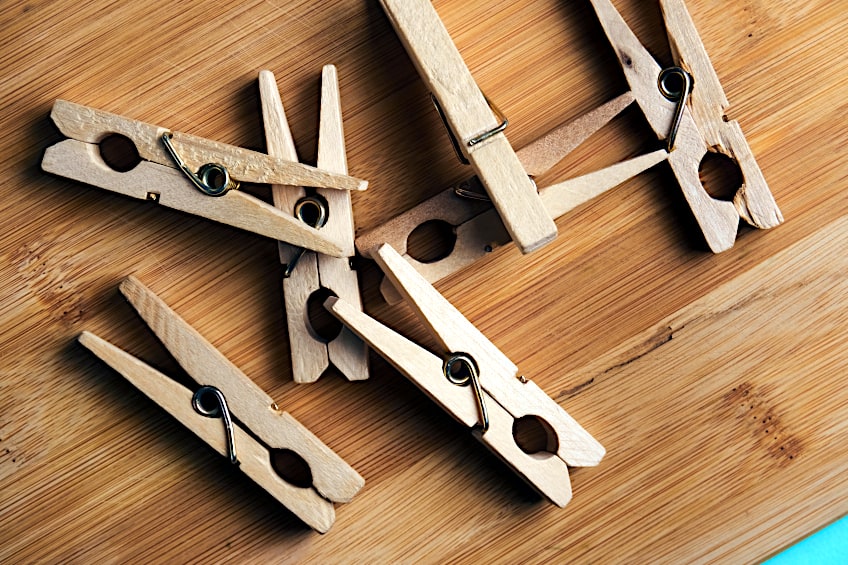 Wooden Clothes Pegs for Crafting